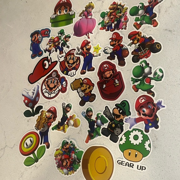 Assorted Nintendo Mario Stickers - Picture 3 of 3